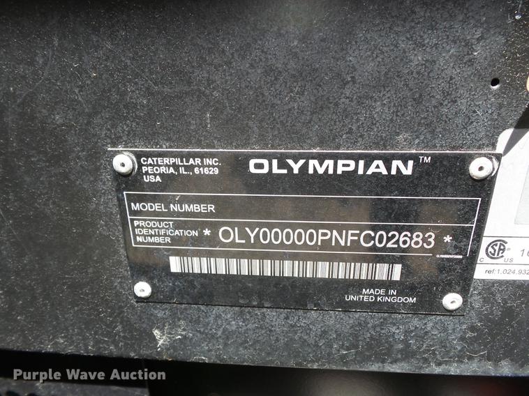 image for item DD2285 2006 Olympian G80F3 generator