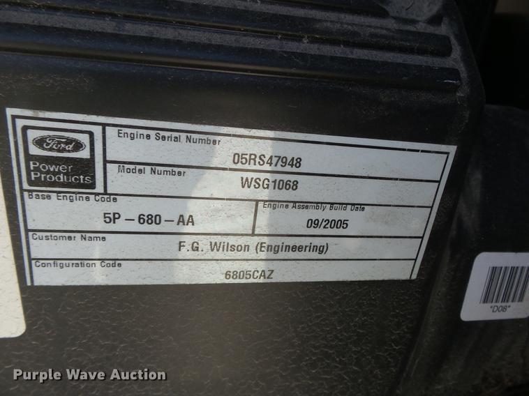 image for item DD2285 2006 Olympian G80F3 generator