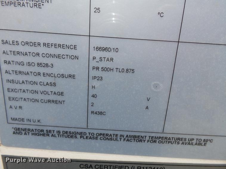 image for item DD2285 2006 Olympian G80F3 generator