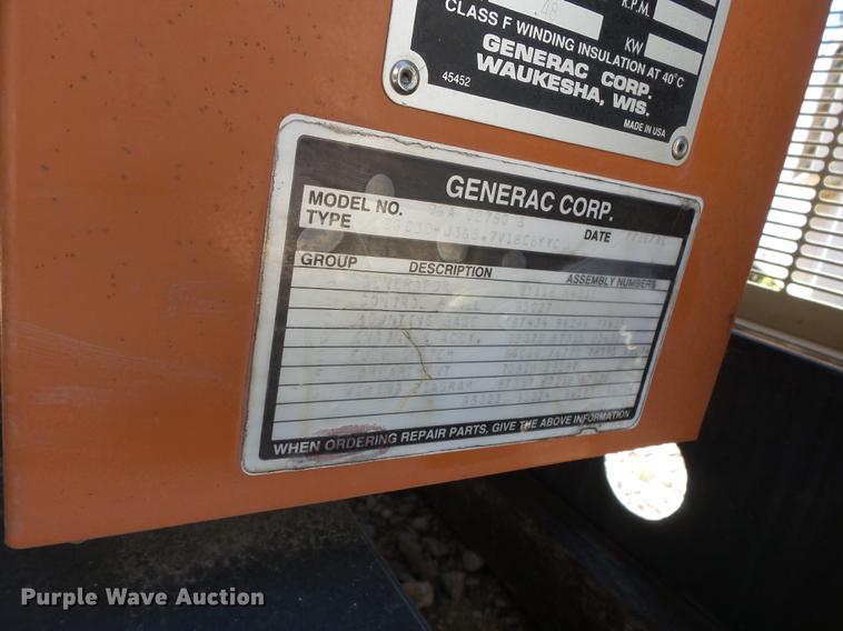 image for item DD2286 1996 Generac generator