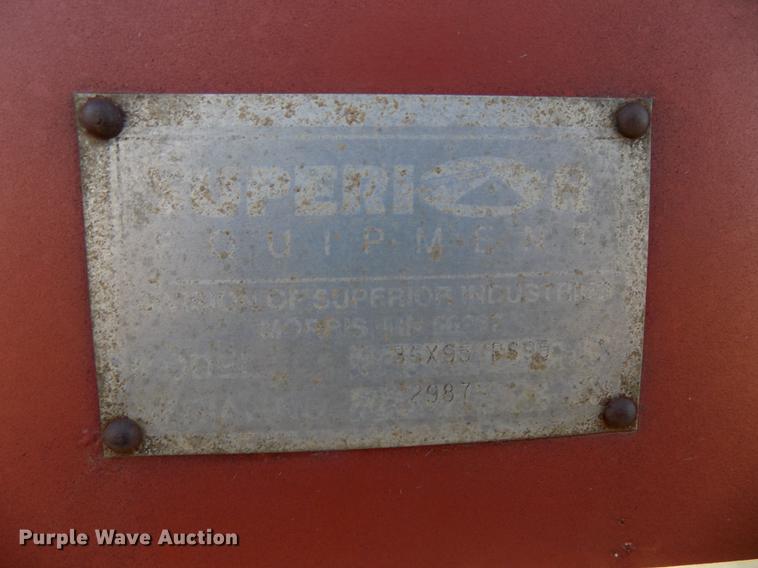 image for item DE7646 1998 Superior 36X95 PS95 power stacker conveyor