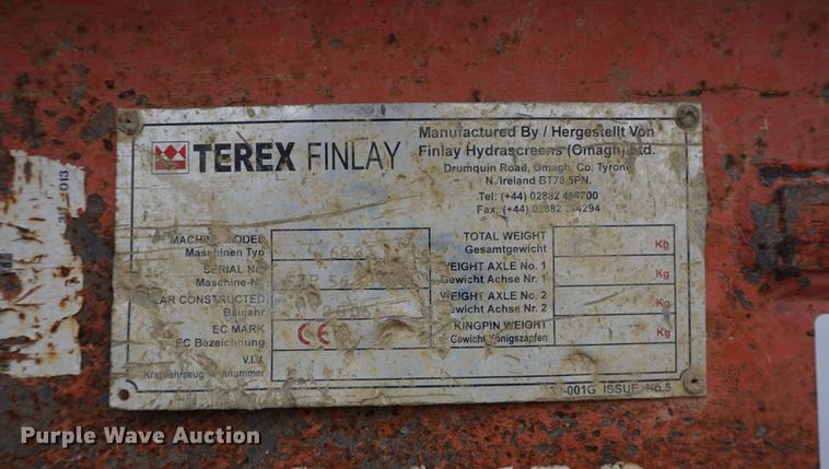 image for item DF1593 Terex Finlay 683T Supertrak two deck screen