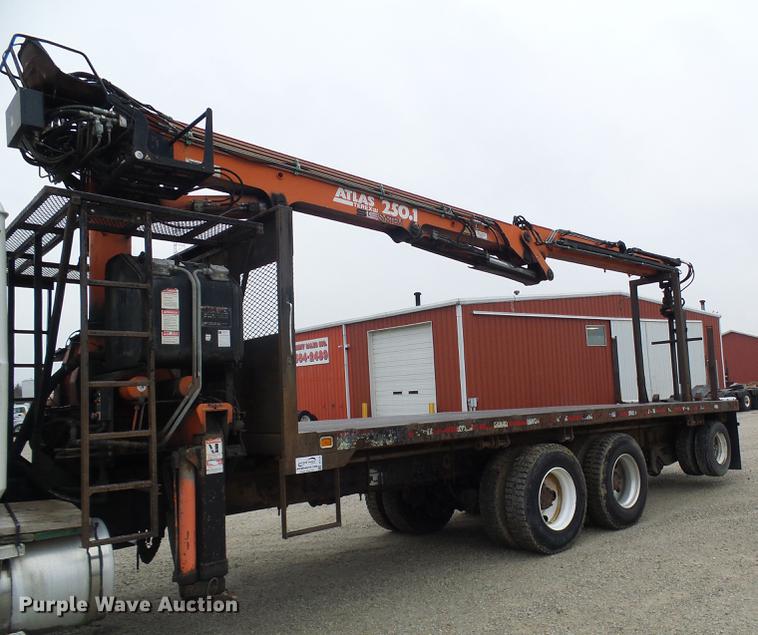 image for item DF7176 2004 Atlas/terex 250.IV truck crane bed