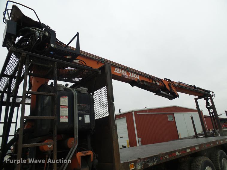 image for item DF7176 2004 Atlas/terex 250.IV truck crane bed