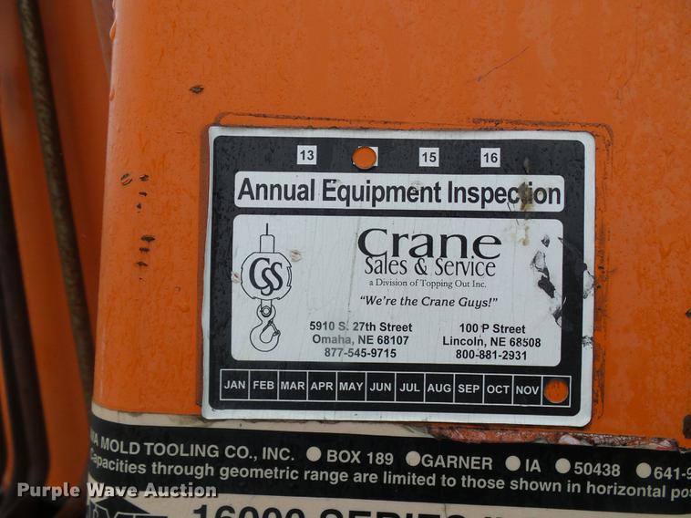 image for item DF7178 2002 IMT 16000S2J194546 truck crane bed