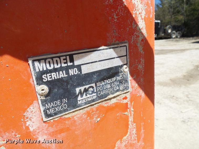 image for item DF7193 Multiquip ML94P concrete mixer