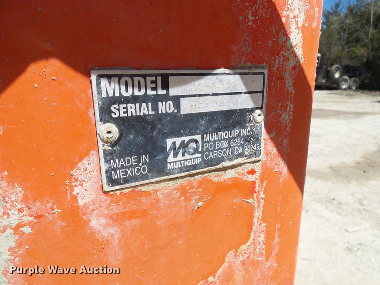 image for item DF7193 Multiquip ML94P concrete mixer