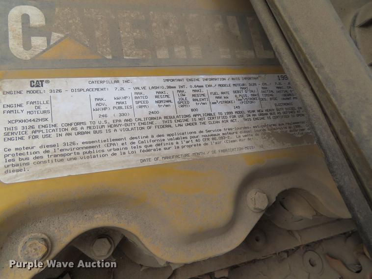 image for item DF7784 2000 Chevrolet C6500 dump flatbed truck