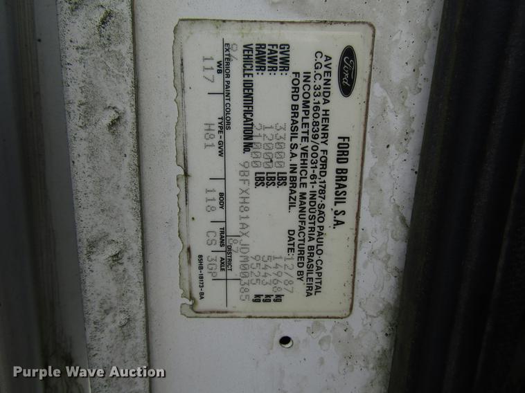 image for item DF7935 1988 Ford CF8000 oil distribution truck