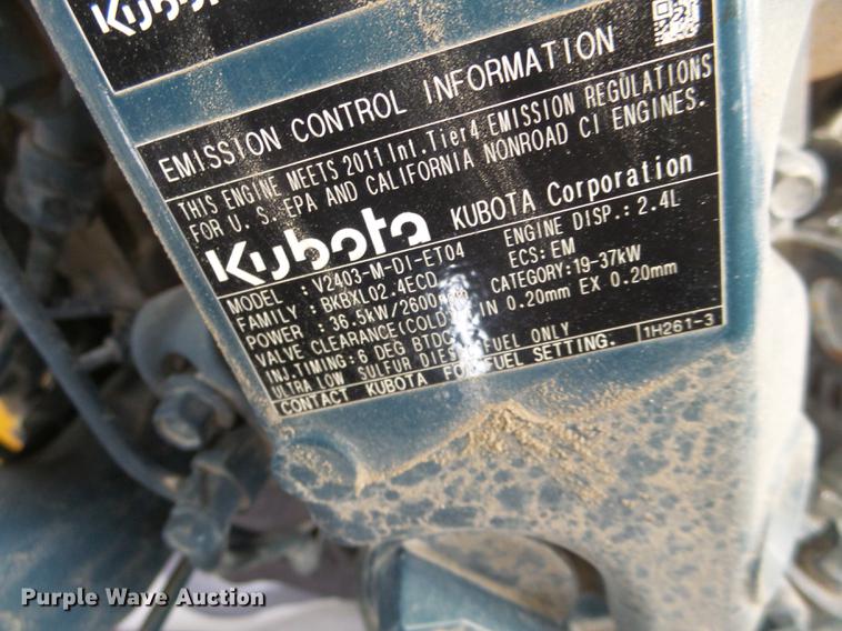 image for item DX9171 2012 Doosan C185WKUB-T4I air compressor