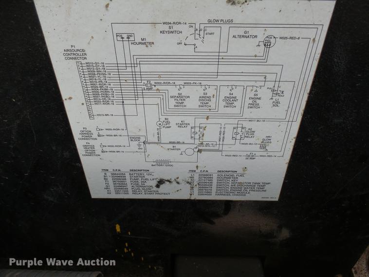 image for item DX9171 2012 Doosan C185WKUB-T4I air compressor
