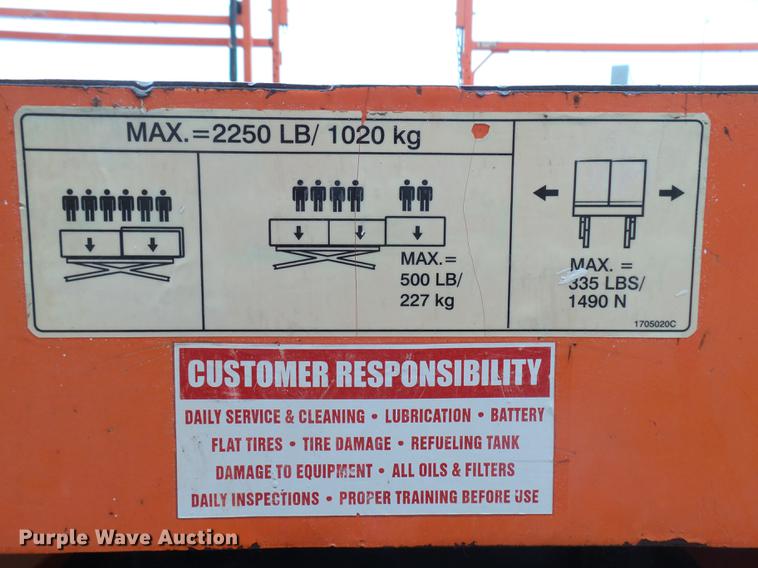 image for item DX9173 2006 JLG 3394RT scissor lift
