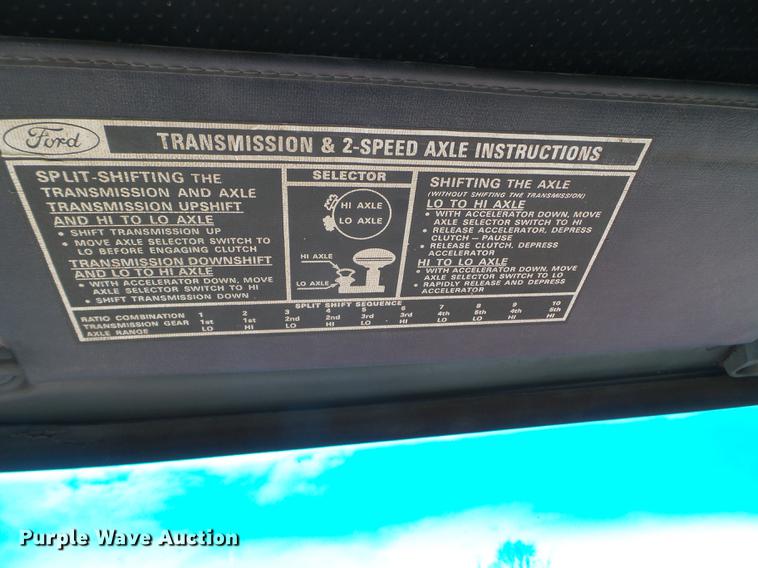 image for item EJ9067 1984 Ford 8000 dump truck