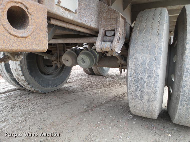 image for item EJ9068 1988 Brady Truck Equipment end dump pup trailer