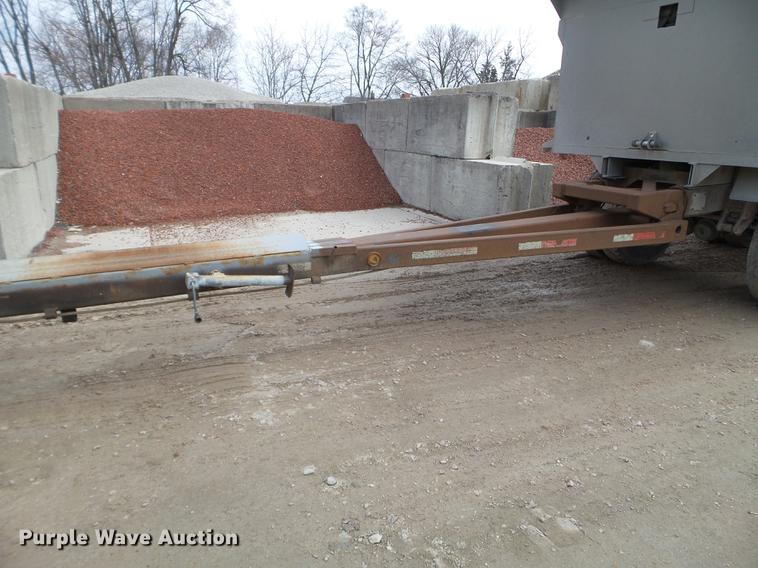 image for item EJ9068 1988 Brady Truck Equipment end dump pup trailer