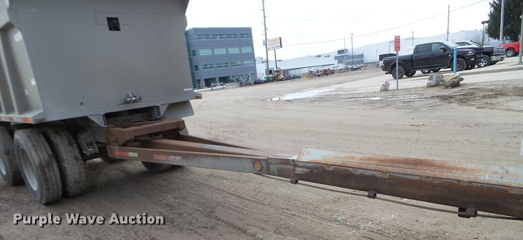 image for item EJ9068 1988 Brady Truck Equipment end dump pup trailer