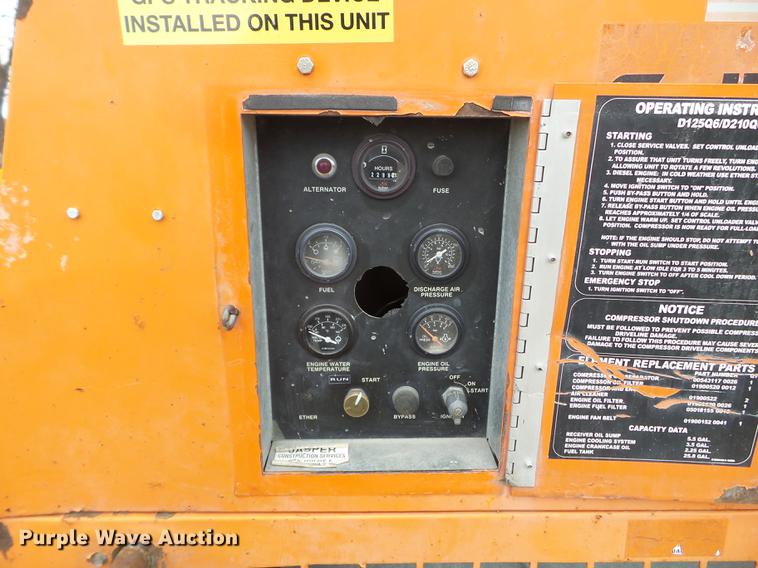 image for item EJ9069 Sullivan Palatek D185Q6JDB air compressor