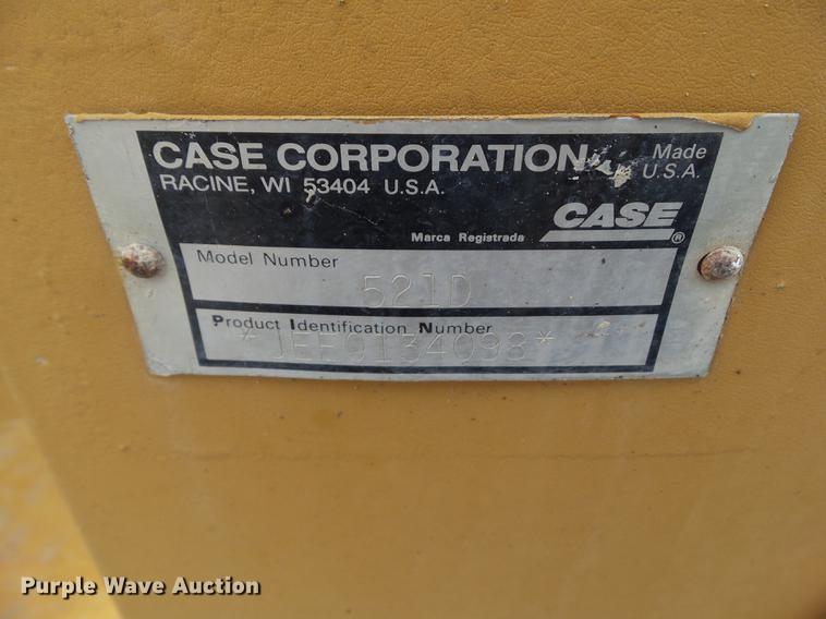 image for item EM9144 2002 Case 521D wheel loader