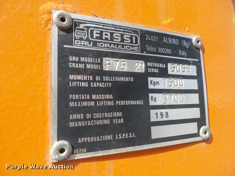 image for item EM9147 1987 International 1754 dump truck