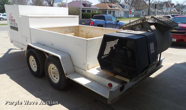 image for item EM9149 2010 Tygar utility trailer with mortar mixer