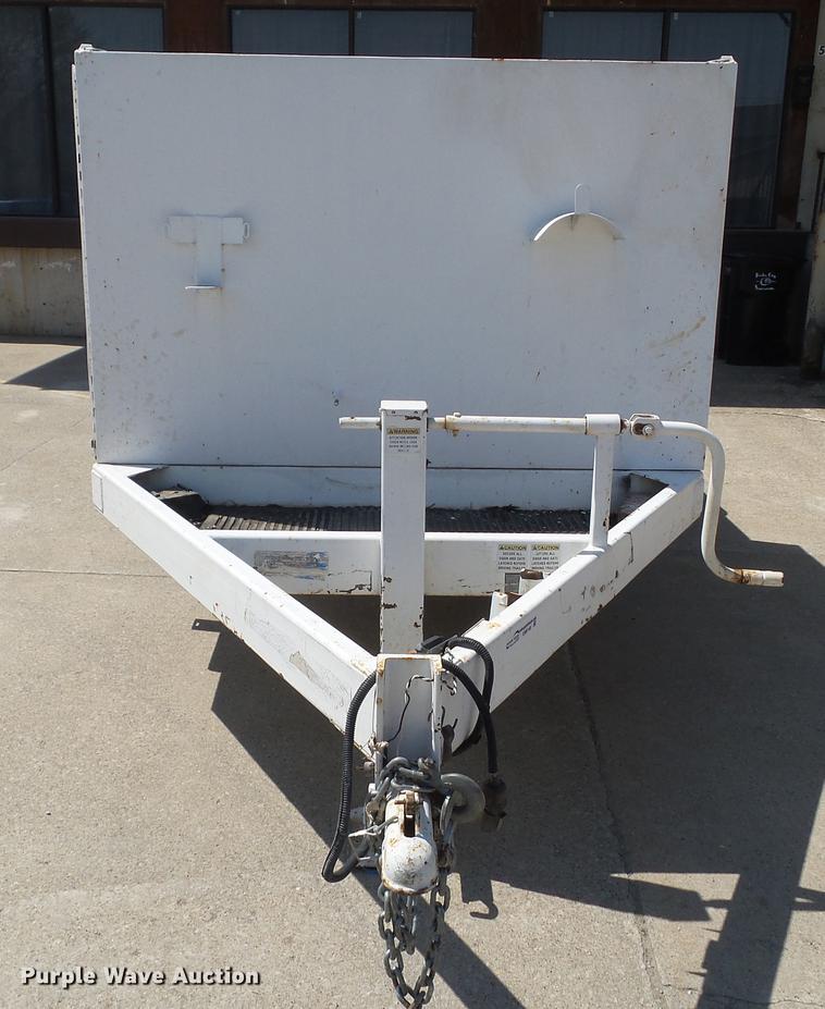 image for item EM9149 2010 Tygar utility trailer with mortar mixer