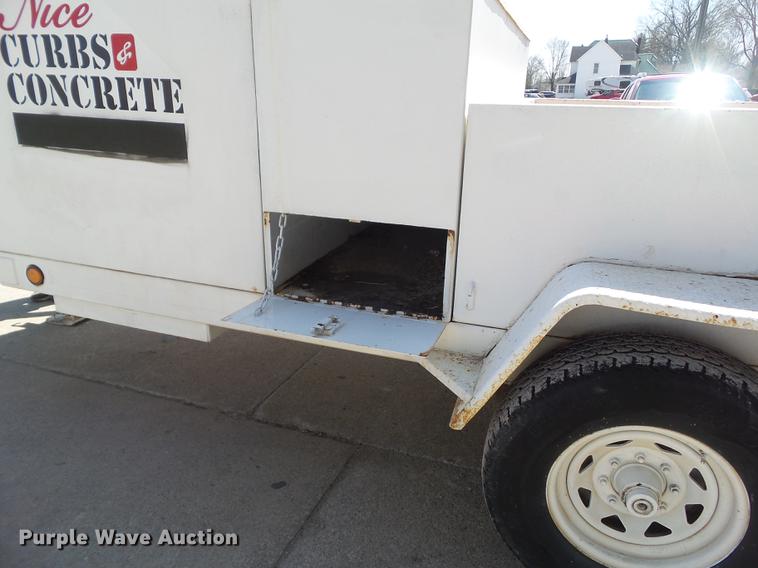 image for item EM9149 2010 Tygar utility trailer with mortar mixer