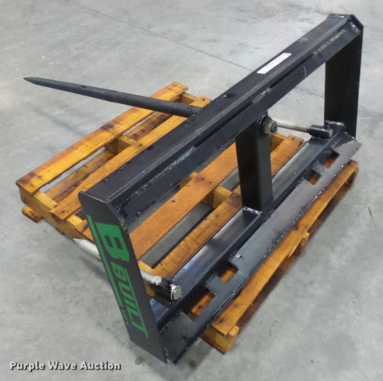 image for item EP9842 2018 B-Built Manufacturing BS-248 skid steer bale forks