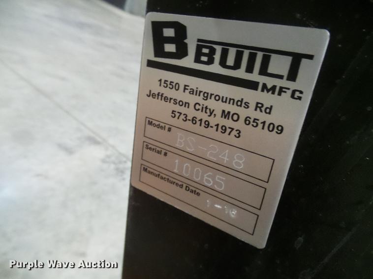 image for item EP9842 2018 B-Built Manufacturing BS-248 skid steer bale forks