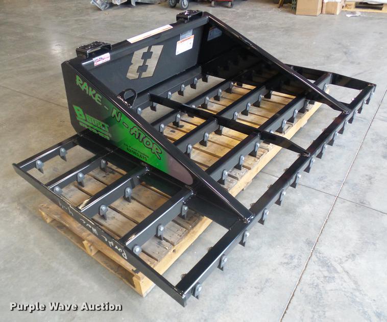 image for item EP9843 2018 B-Built Manufacturing Rake-N-Ator skid steer rake