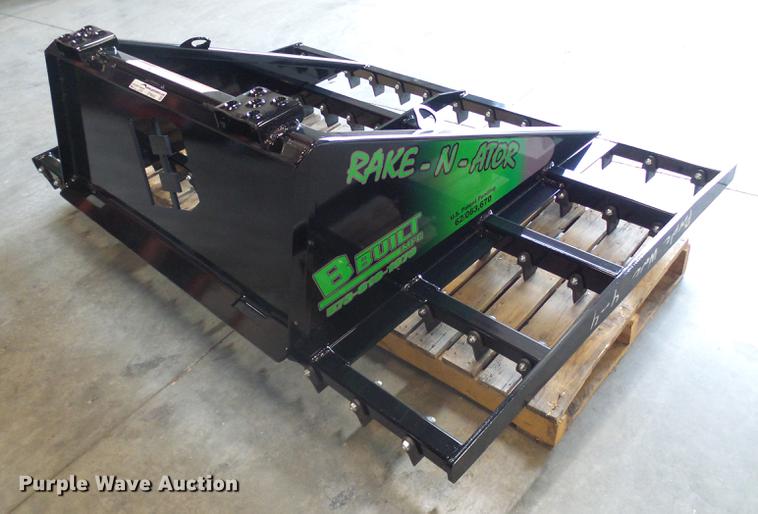 image for item EP9843 2018 B-Built Manufacturing Rake-N-Ator skid steer rake