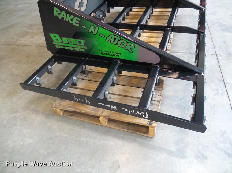 image for item EP9843 2018 B-Built Manufacturing Rake-N-Ator skid steer rake