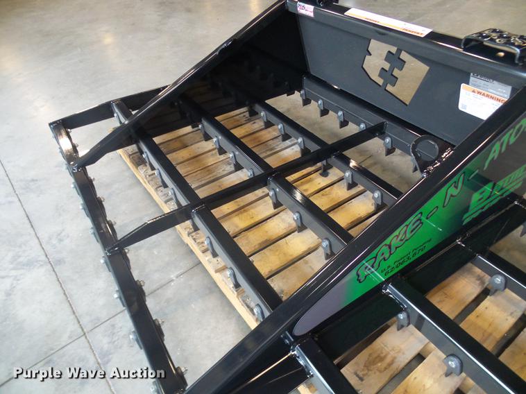 image for item EP9843 2018 B-Built Manufacturing Rake-N-Ator skid steer rake