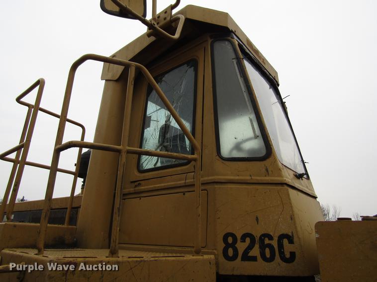 image for item EU9606 Caterpillar 826C landfill compactor