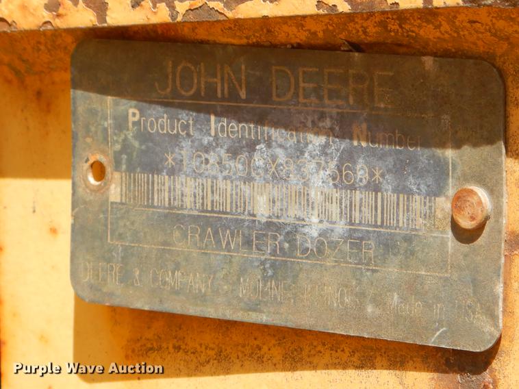 image for item EZ9968 1997 John Deere 850C dozer