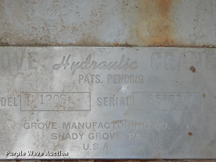 image for item EZ9991 Grove TM120S crane