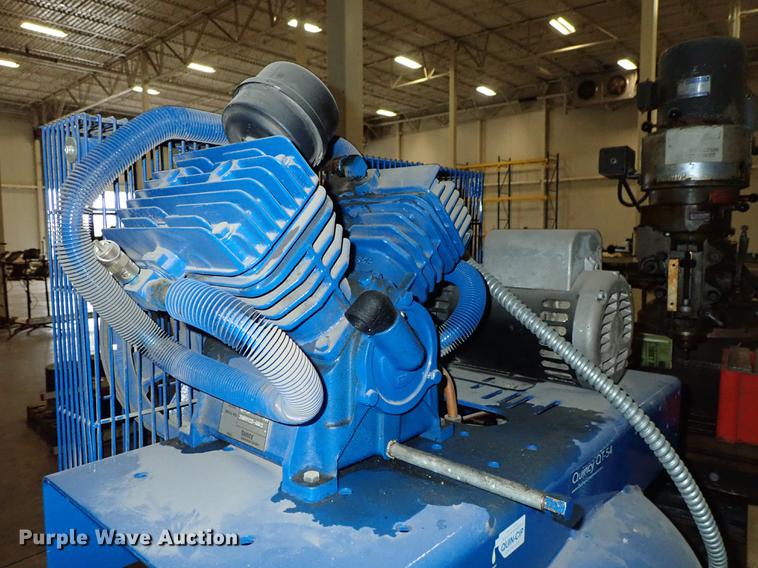 Quincy QT54 air compressor in Wichita, KS Item FL9687 sold Purple Wave