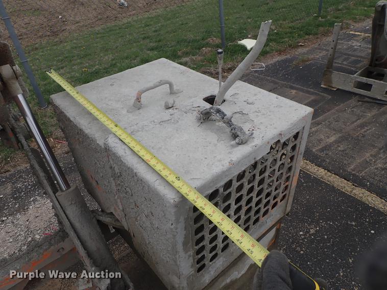 image for item FN9866 Mud Hog MH-12 concrete mixer