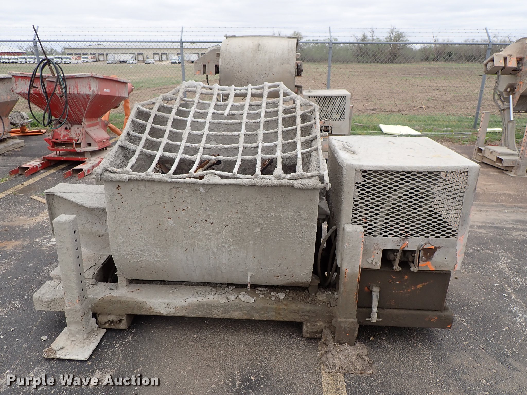 Mud Hog MH20 concrete mixer in Wichita, KS Item FN9872 sold Purple