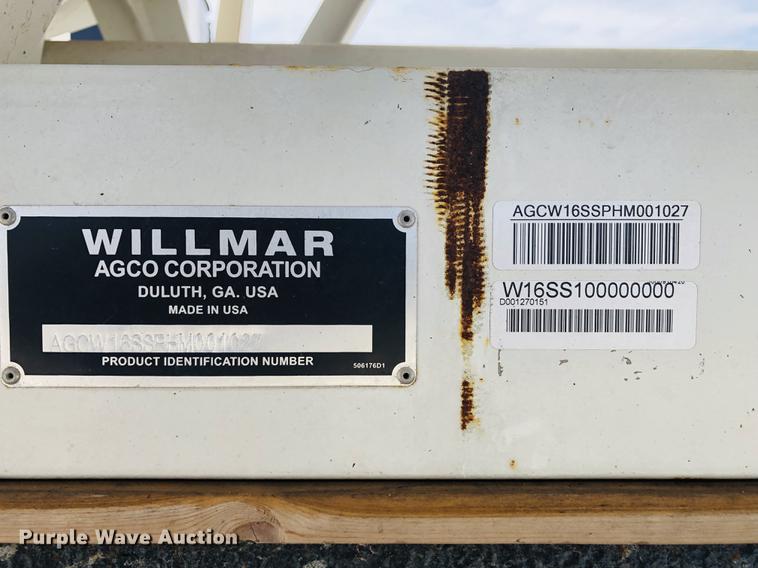 image for item DC8708 2017 Willmar SS16 fertilizer tender bed