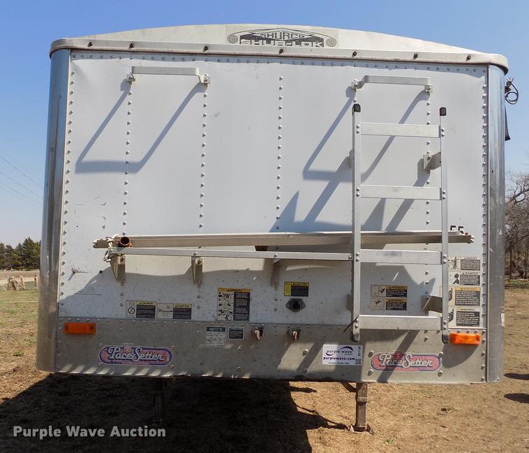 image for item DE1138 1999 Wilson DWH-400 Pace Setter double hopper bottom grain trailer