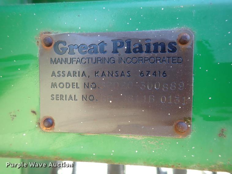 image for item DF1094 Great Plains Solid Stand 20 grain drill