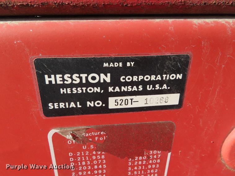 image for item DF7794 Hesston 520 windrower