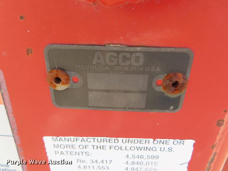 image for item DF7819 Agco New Idea 5409 disc mower