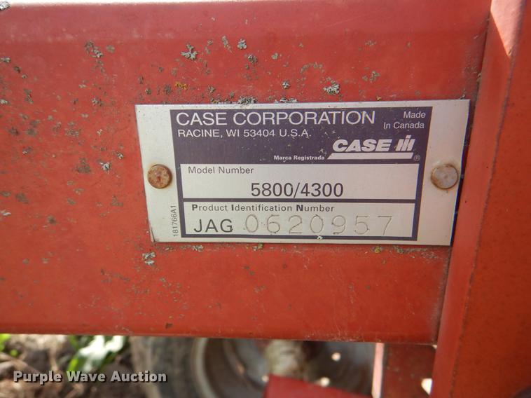 image for item DG0975 Case IH 5800/4300 cultivator