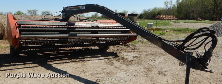 image for item DG1003 1995 Hesston 1160 Hydroswing windrower