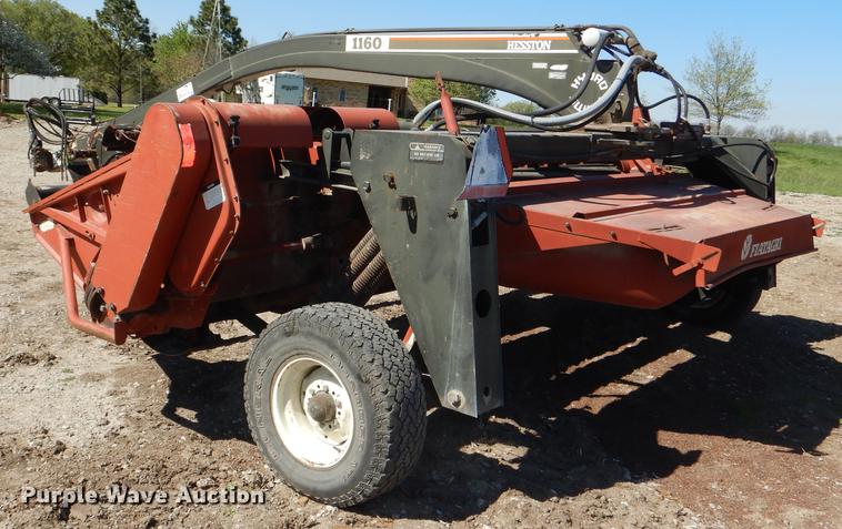 image for item DG1003 1995 Hesston 1160 Hydroswing windrower