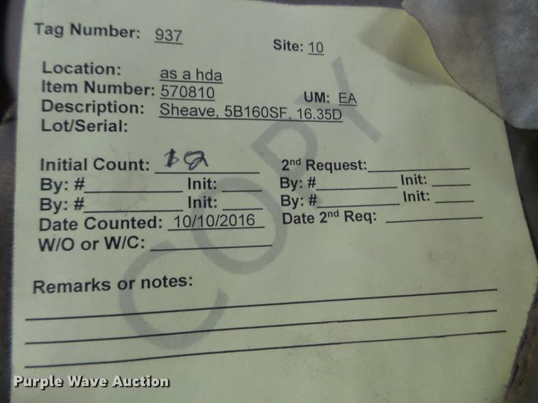 image for item EW9975 Equipment parts