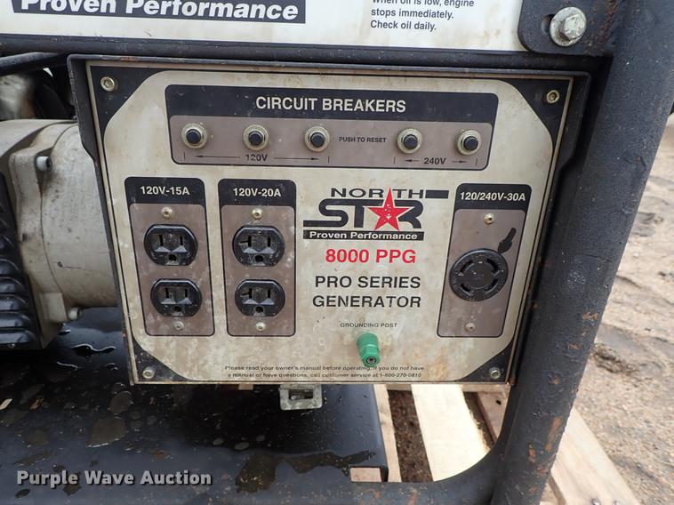 image for item FB9017 North Star 8000 generator