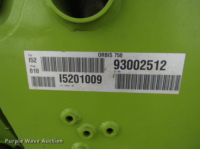 image for item FJ9652 2016 Claas Orbis 750 rotary forage head