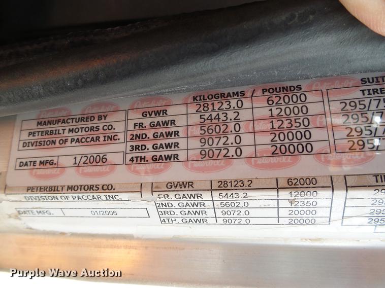 image for item DC5236 2006 Peterbilt 379 semi truck
